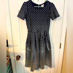 LuLaRoe Elegant Amelia Dress Sz S